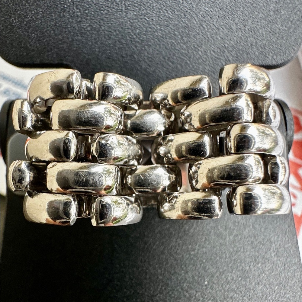 Daniel Swarovski Swarovski Stilla Square Cut .925 SS w Emerald Cut Crystal-RARE - Picture 4 of 10